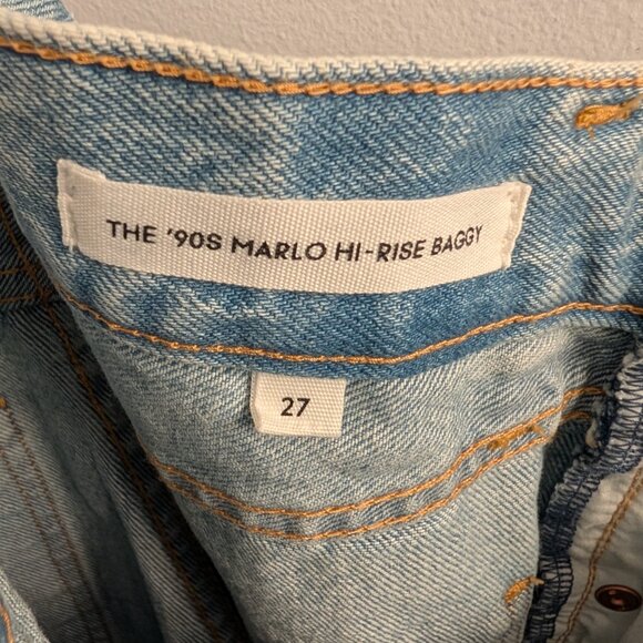 Aritzia Denim forum the 90's marlo high rise baggy - size 27. - Picture 3 of 5